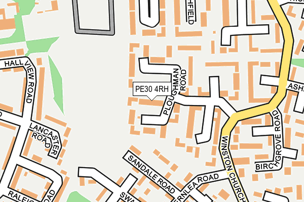 PE30 4RH map - OS OpenMap – Local (Ordnance Survey)