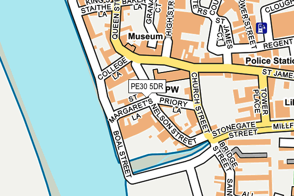 PE30 5DR map - OS OpenMap – Local (Ordnance Survey)