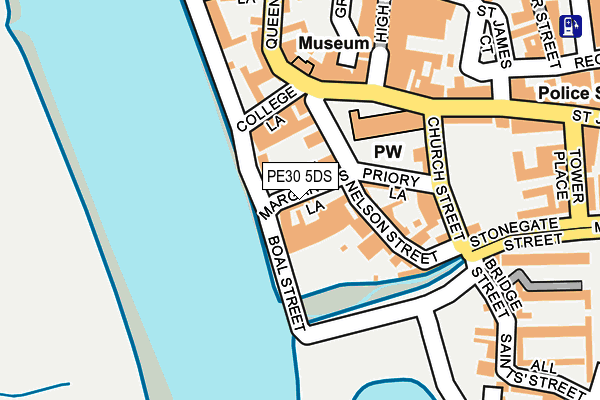 PE30 5DS map - OS OpenMap – Local (Ordnance Survey)