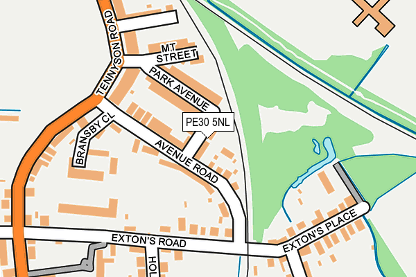 PE30 5NL map - OS OpenMap – Local (Ordnance Survey)