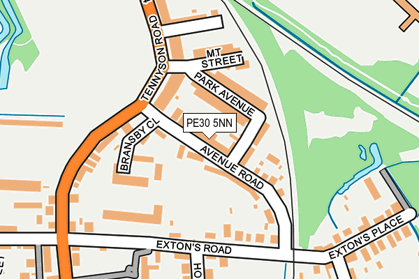PE30 5NN map - OS OpenMap – Local (Ordnance Survey)