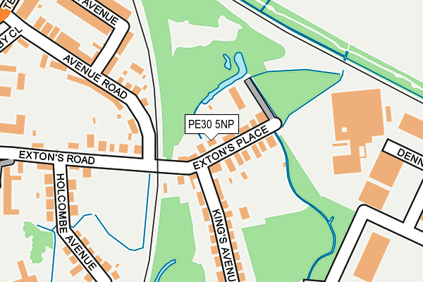 PE30 5NP map - OS OpenMap – Local (Ordnance Survey)