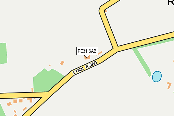 PE31 6AB map - OS OpenMap – Local (Ordnance Survey)