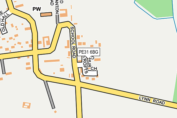 PE31 6BG map - OS OpenMap – Local (Ordnance Survey)