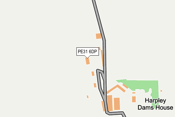 PE31 6DP map - OS OpenMap – Local (Ordnance Survey)