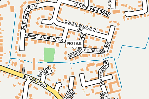 PE31 6JL map - OS OpenMap – Local (Ordnance Survey)