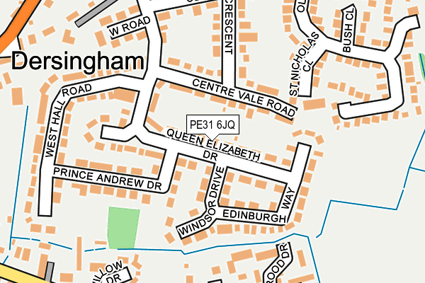 PE31 6JQ map - OS OpenMap – Local (Ordnance Survey)