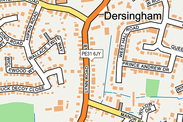 PE31 6JY map - OS OpenMap – Local (Ordnance Survey)