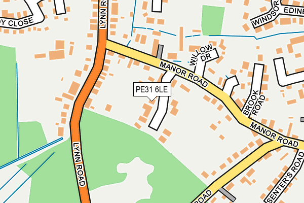 PE31 6LE map - OS OpenMap – Local (Ordnance Survey)