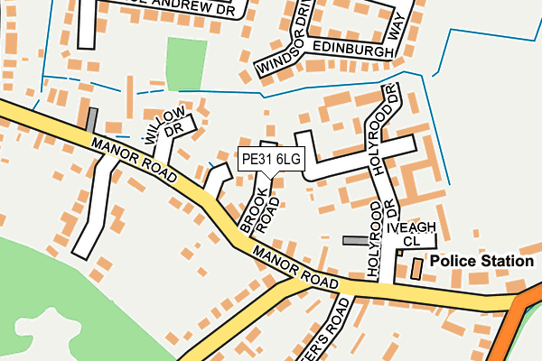 PE31 6LG map - OS OpenMap – Local (Ordnance Survey)