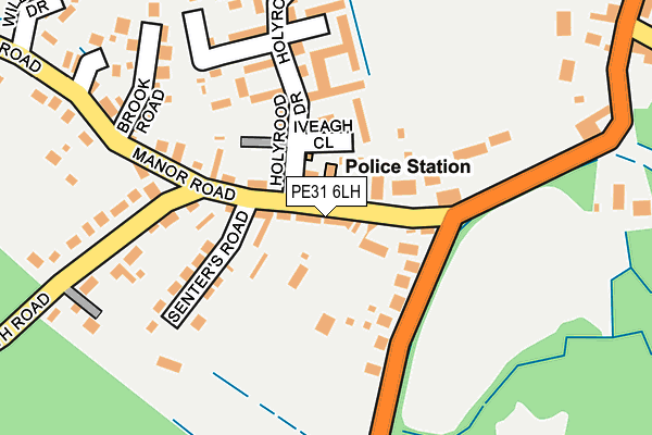 PE31 6LH map - OS OpenMap – Local (Ordnance Survey)