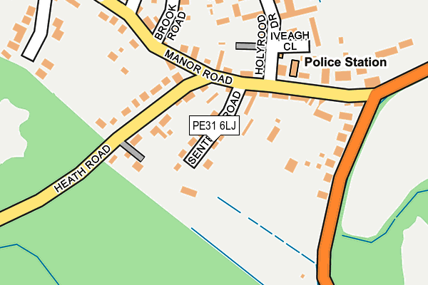 PE31 6LJ map - OS OpenMap – Local (Ordnance Survey)