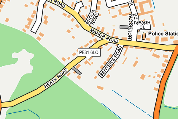 PE31 6LQ map - OS OpenMap – Local (Ordnance Survey)