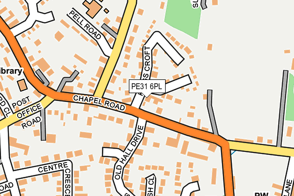PE31 6PL map - OS OpenMap – Local (Ordnance Survey)