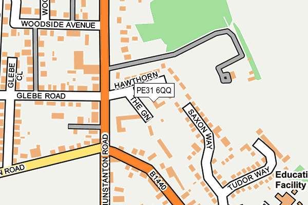 PE31 6QQ map - OS OpenMap – Local (Ordnance Survey)