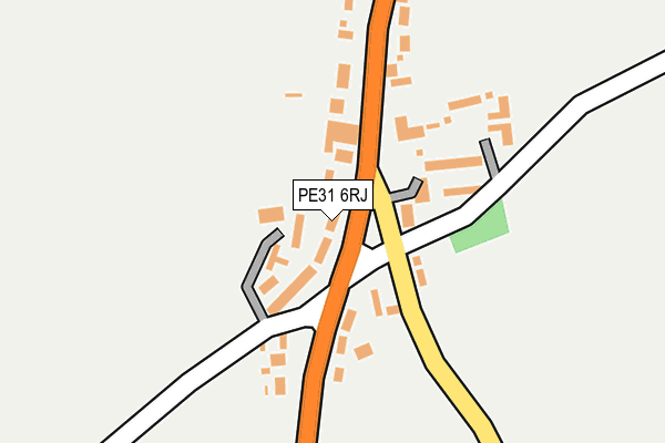 PE31 6RJ map - OS OpenMap – Local (Ordnance Survey)