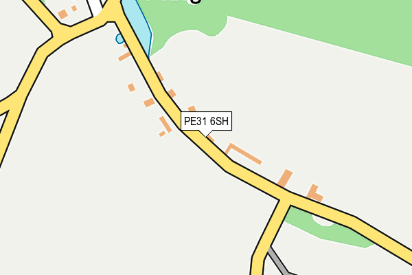 PE31 6SH map - OS OpenMap – Local (Ordnance Survey)