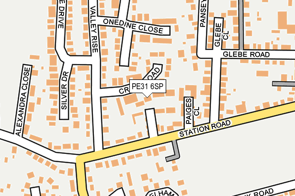 PE31 6SP map - OS OpenMap – Local (Ordnance Survey)