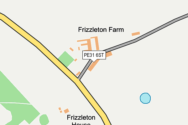 PE31 6ST map - OS OpenMap – Local (Ordnance Survey)