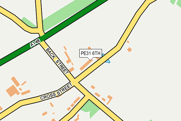 PE31 6TH map - OS OpenMap – Local (Ordnance Survey)