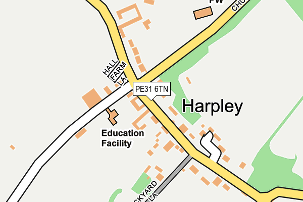 PE31 6TN map - OS OpenMap – Local (Ordnance Survey)