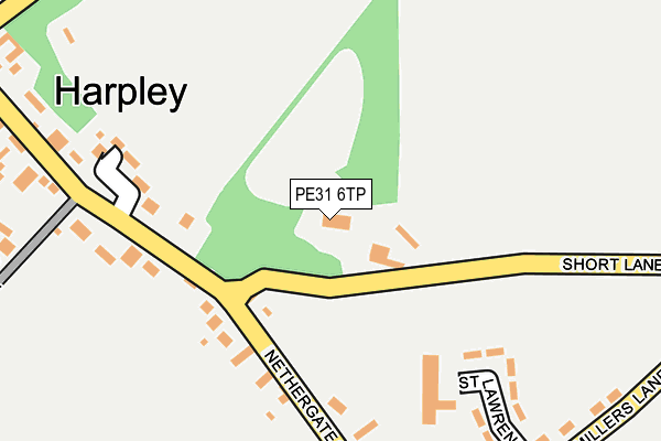 PE31 6TP map - OS OpenMap – Local (Ordnance Survey)