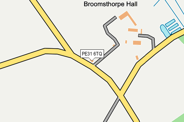 PE31 6TQ map - OS OpenMap – Local (Ordnance Survey)