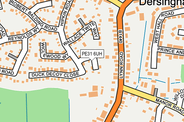 PE31 6UH map - OS OpenMap – Local (Ordnance Survey)