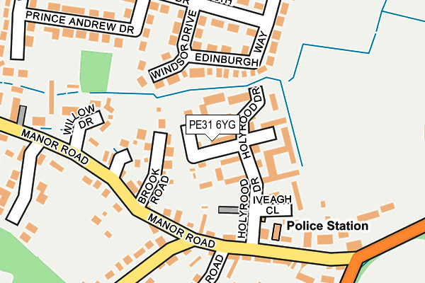 PE31 6YG map - OS OpenMap – Local (Ordnance Survey)