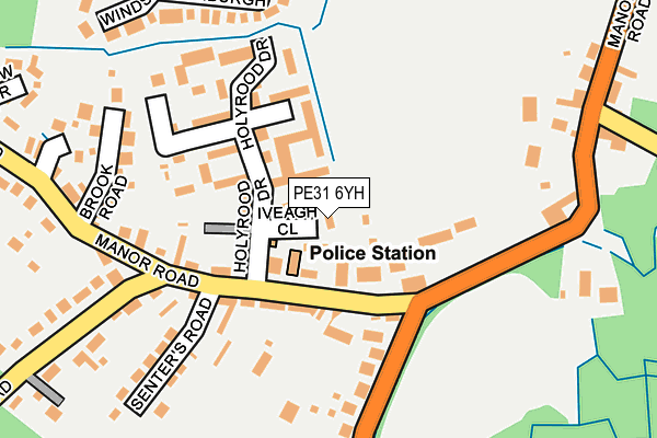 PE31 6YH map - OS OpenMap – Local (Ordnance Survey)