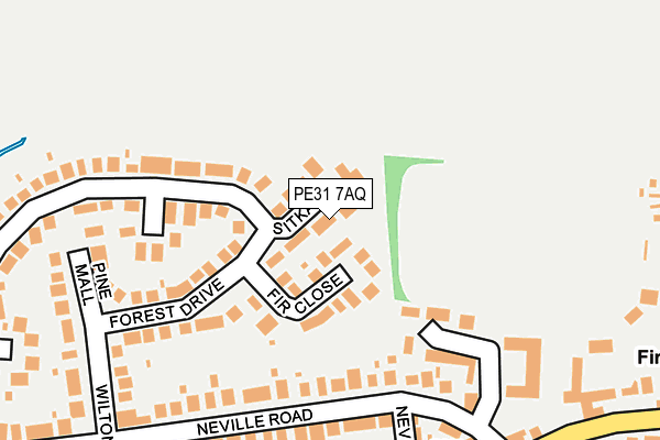 PE31 7AQ map - OS OpenMap – Local (Ordnance Survey)