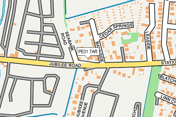 PE31 7AR map - OS OpenMap – Local (Ordnance Survey)