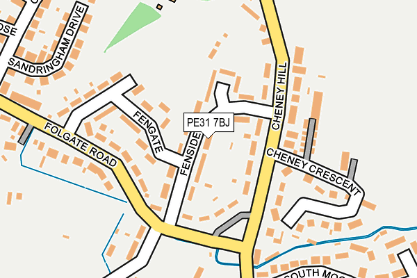 PE31 7BJ map - OS OpenMap – Local (Ordnance Survey)
