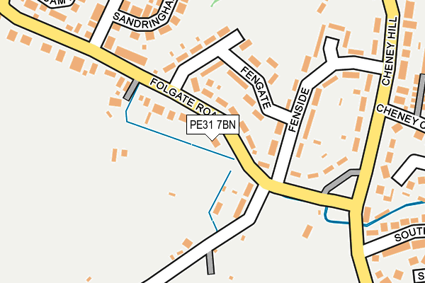 PE31 7BN map - OS OpenMap – Local (Ordnance Survey)