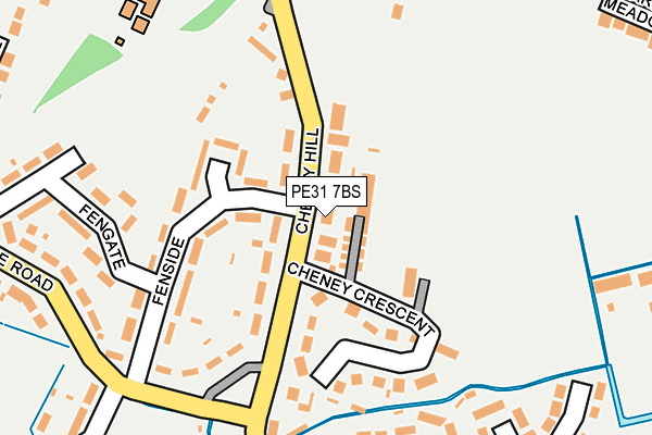 PE31 7BS map - OS OpenMap – Local (Ordnance Survey)