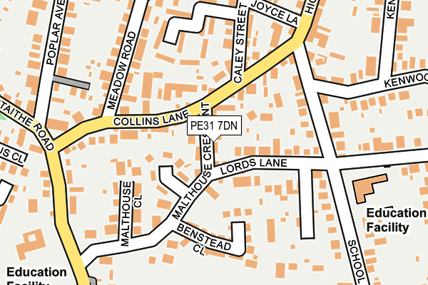 Map of BPT RETAIL SERVICES LTD at local scale