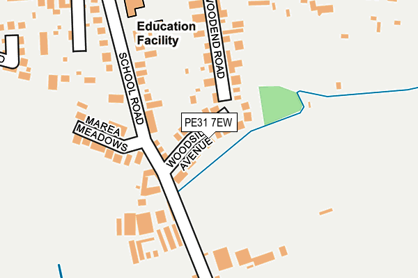 PE31 7EW map - OS OpenMap – Local (Ordnance Survey)