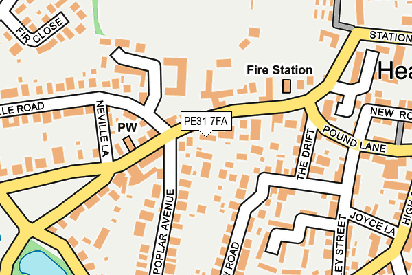 PE31 7FA map - OS OpenMap – Local (Ordnance Survey)