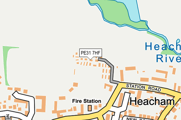 PE31 7HF map - OS OpenMap – Local (Ordnance Survey)