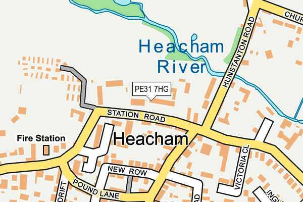 PE31 7HG map - OS OpenMap – Local (Ordnance Survey)