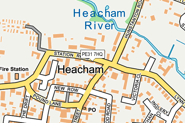 PE31 7HQ map - OS OpenMap – Local (Ordnance Survey)