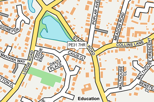 PE31 7HR map - OS OpenMap – Local (Ordnance Survey)