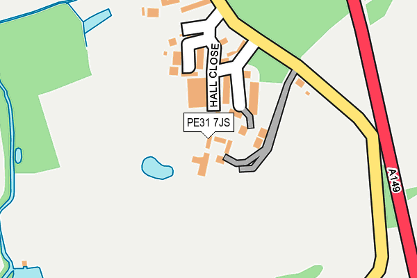 PE31 7JS map - OS OpenMap – Local (Ordnance Survey)
