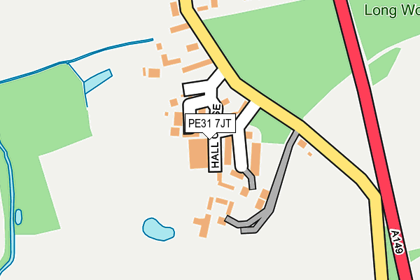 PE31 7JT map - OS OpenMap – Local (Ordnance Survey)