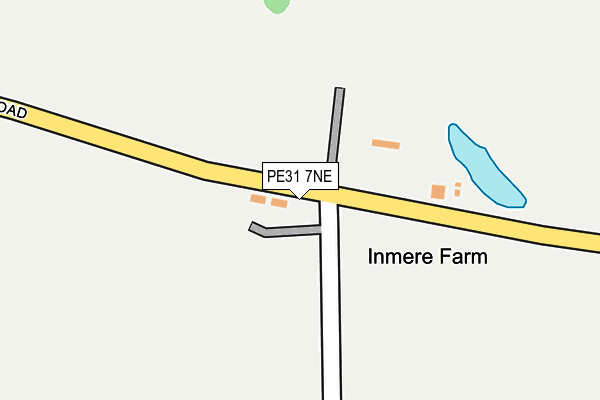 PE31 7NE map - OS OpenMap – Local (Ordnance Survey)