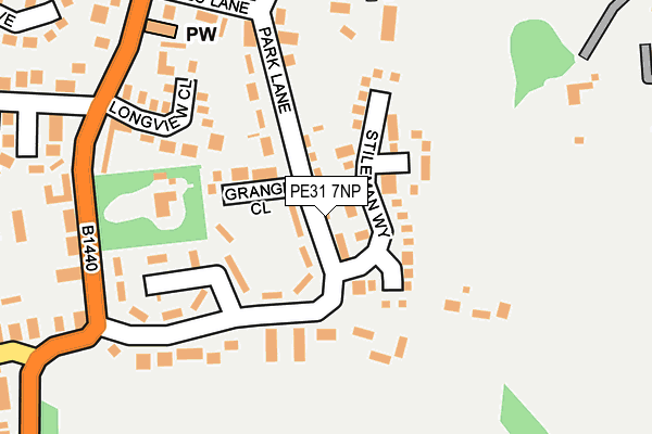 PE31 7NP map - OS OpenMap – Local (Ordnance Survey)