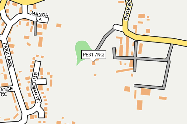 PE31 7NQ map - OS OpenMap – Local (Ordnance Survey)