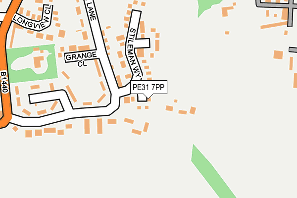 PE31 7PP map - OS OpenMap – Local (Ordnance Survey)