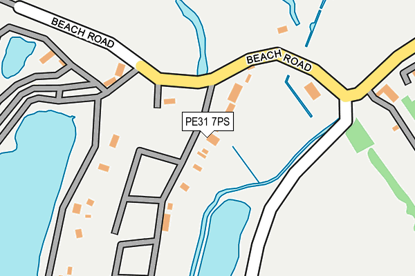 PE31 7PS map - OS OpenMap – Local (Ordnance Survey)