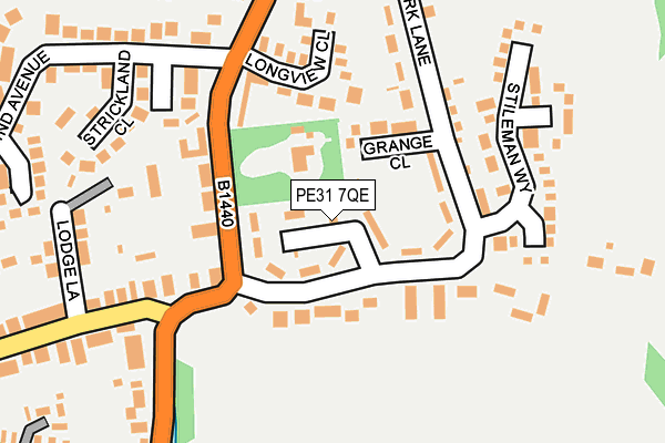PE31 7QE map - OS OpenMap – Local (Ordnance Survey)